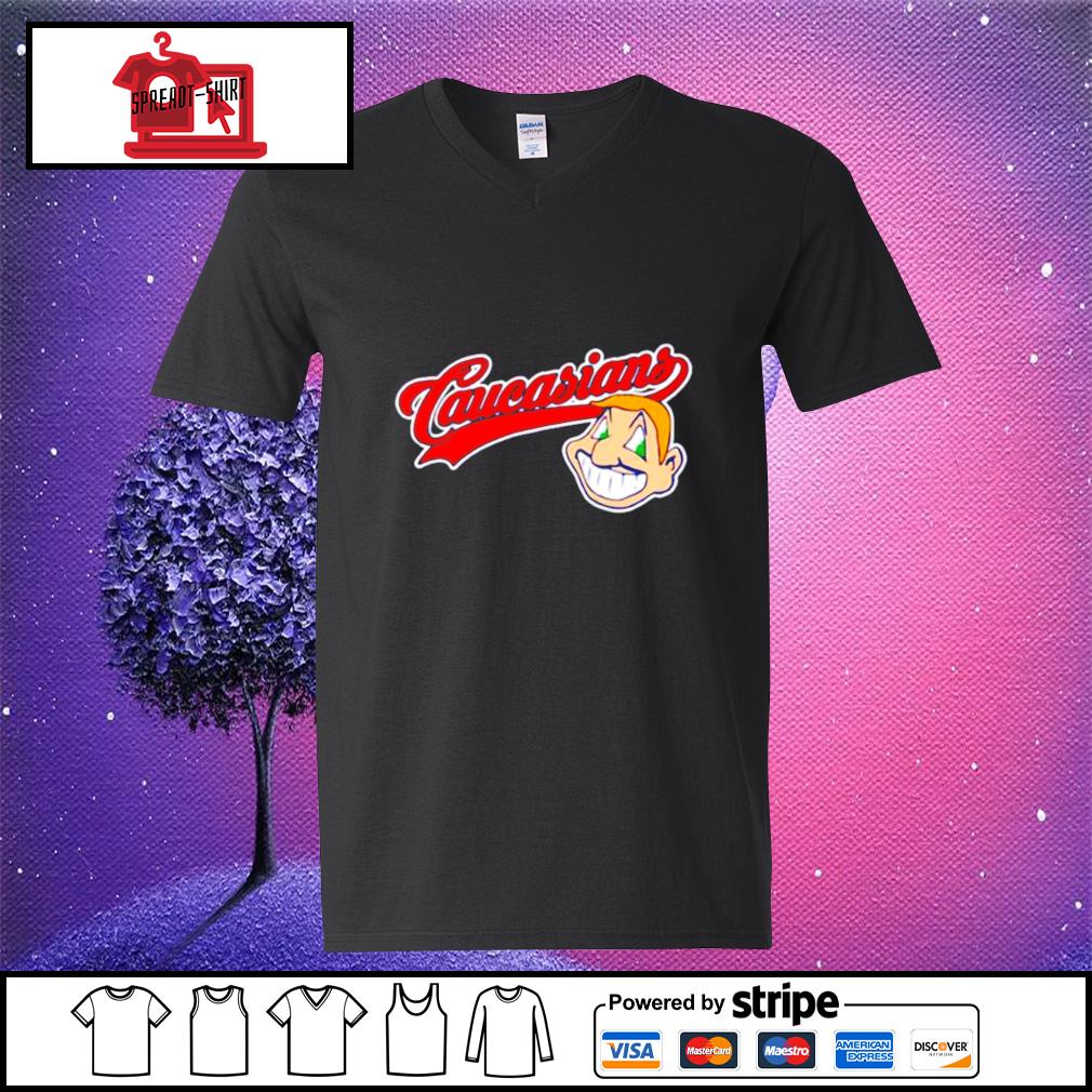 Cleveland Caucasians Baseball Mascot T-Shirt 