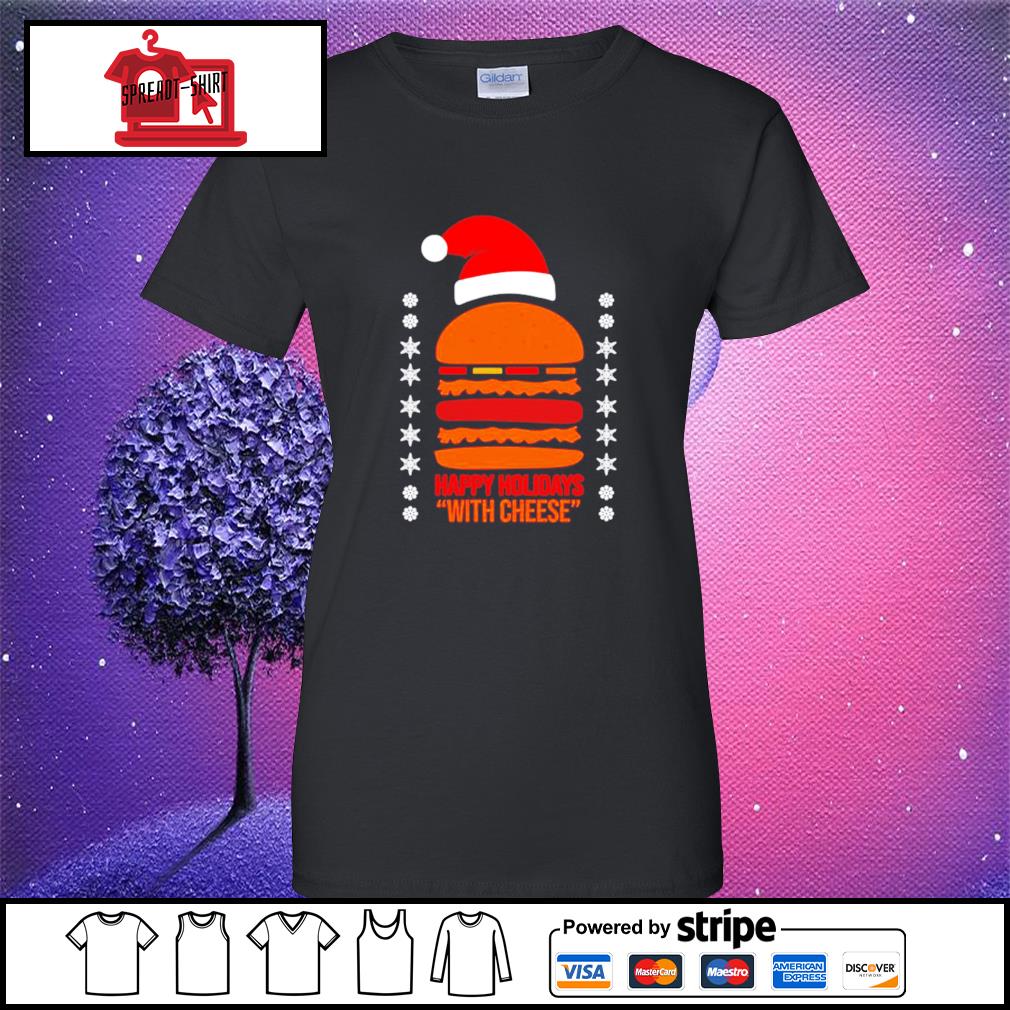 happy holidays with cheese t shirt samuel jackson