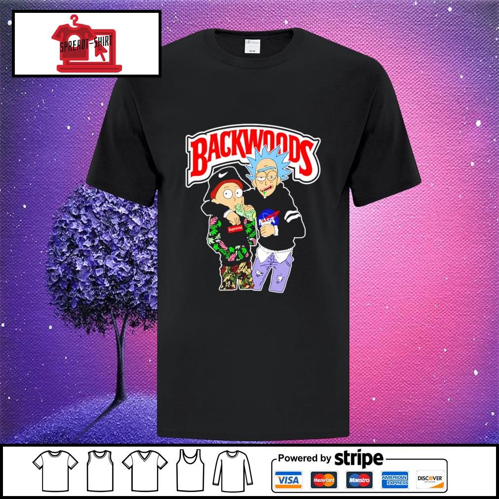 rick and morty backwoods t shirt