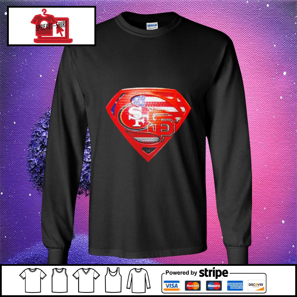 Superman San Francisco 49ers and san francisco giants shirt